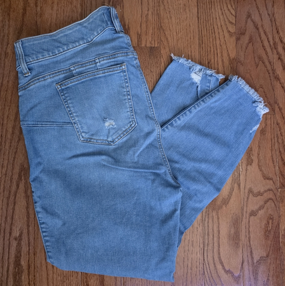 Torrid Bombshell Skinny Jeans – Size 16R – Light Wash – Premium Stretch with Raw